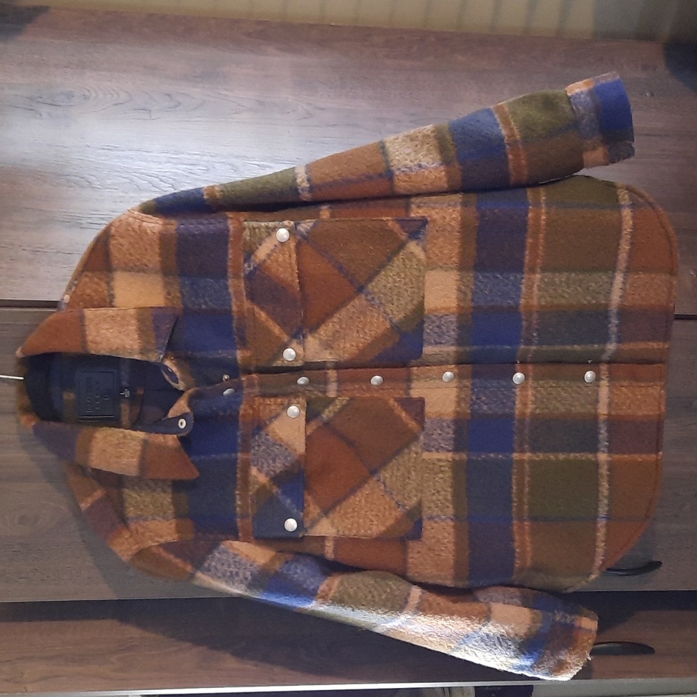 Men's winter wool jacket
